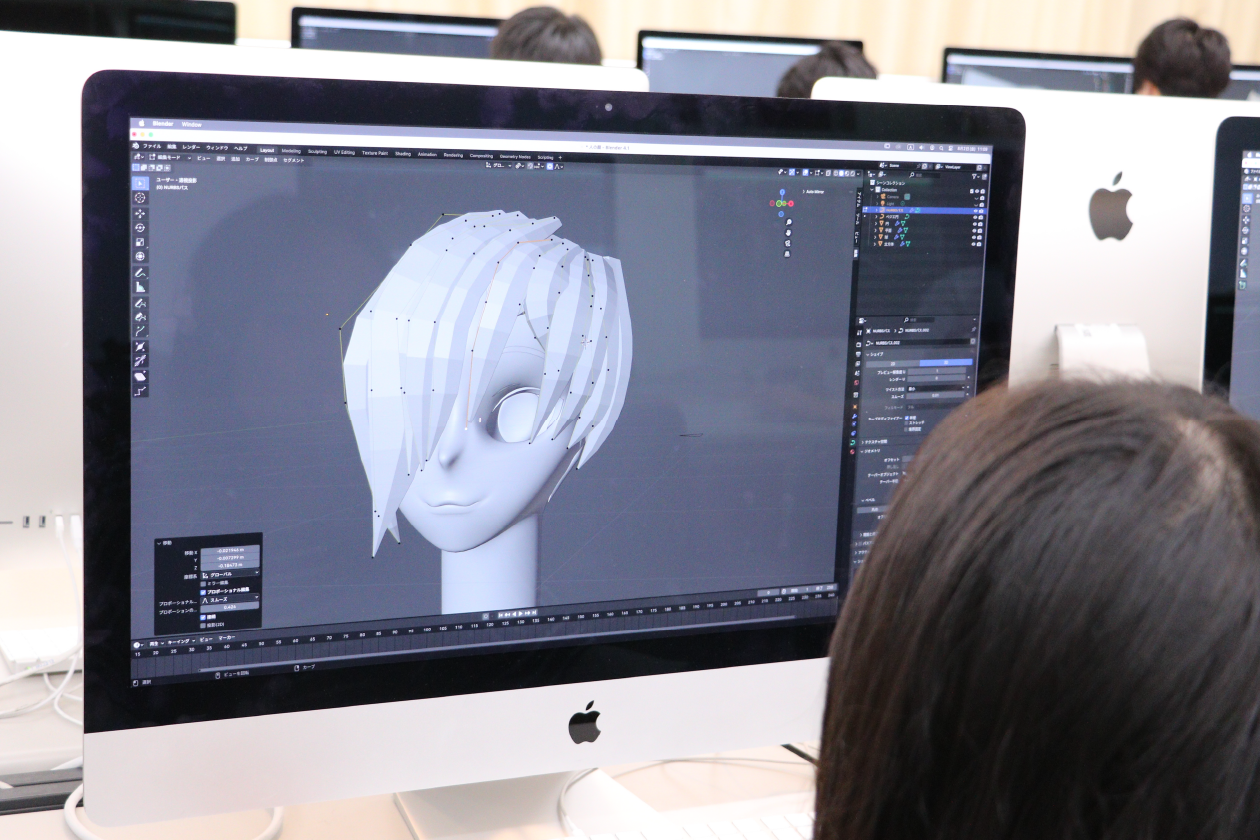 POINT03立体と角度で意識するキャラクターづくり